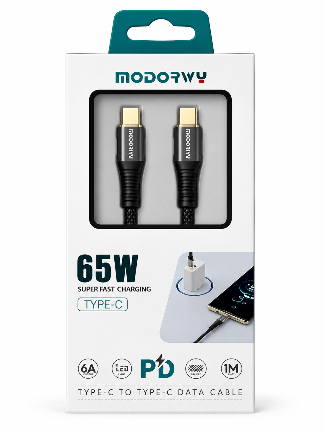 Cable USB-C a USB-C 1 metro